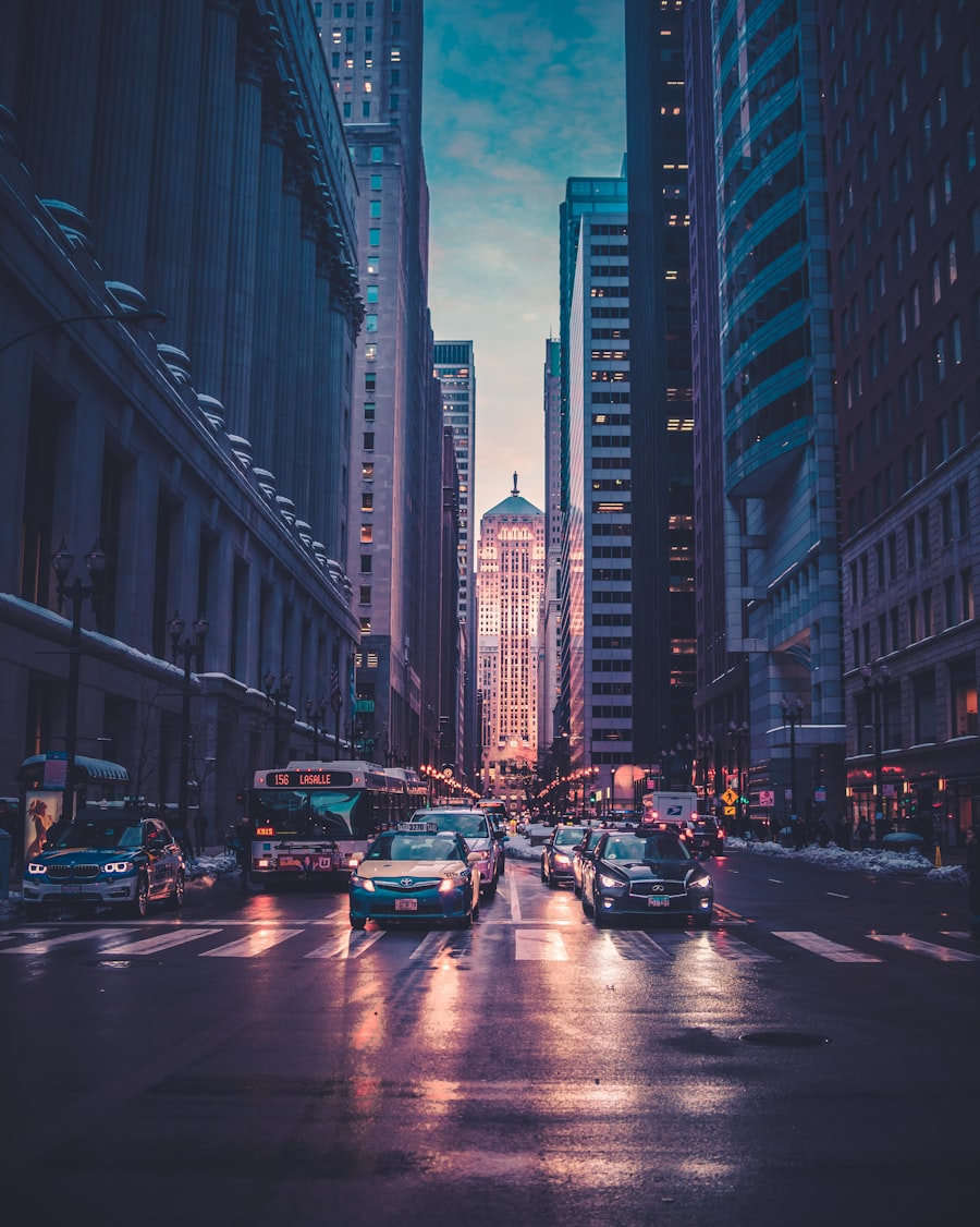 A connected modern city